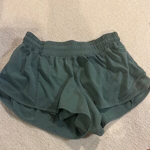 Women's Green Athletic Shorts